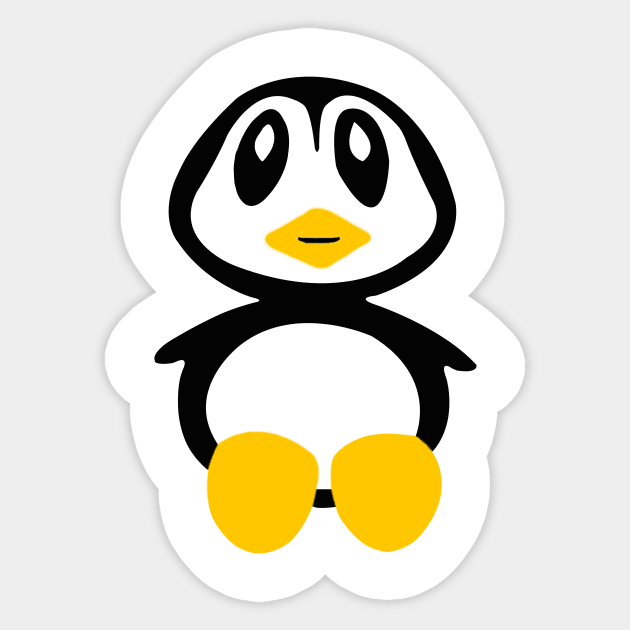 Penguins cute bird Sticker by elzammar